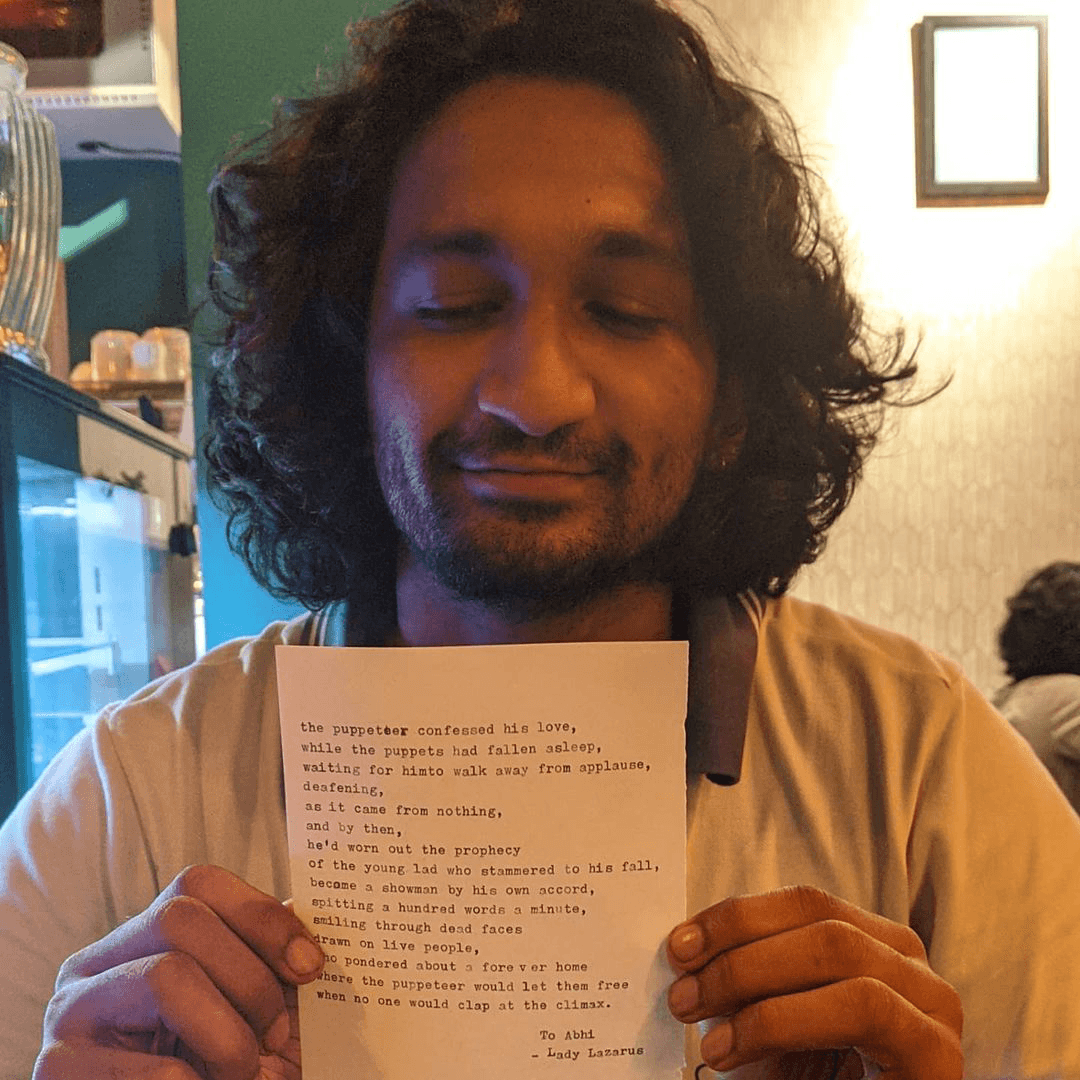 Poems by the art